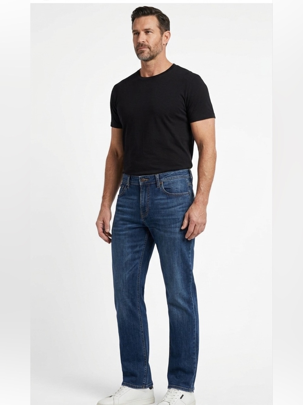 Seven7 Jeans Men’s Straight Fit Denim in Blue Wash 38x30